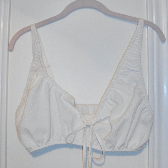 White Mini Bra Top - Picture 4 of 4